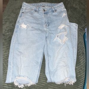 Highest rise mom jeans